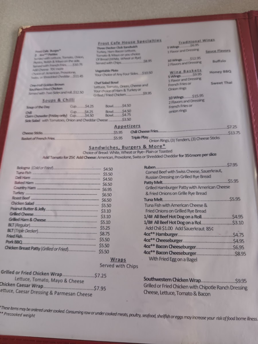 Frost Cafe Menu - Image 5